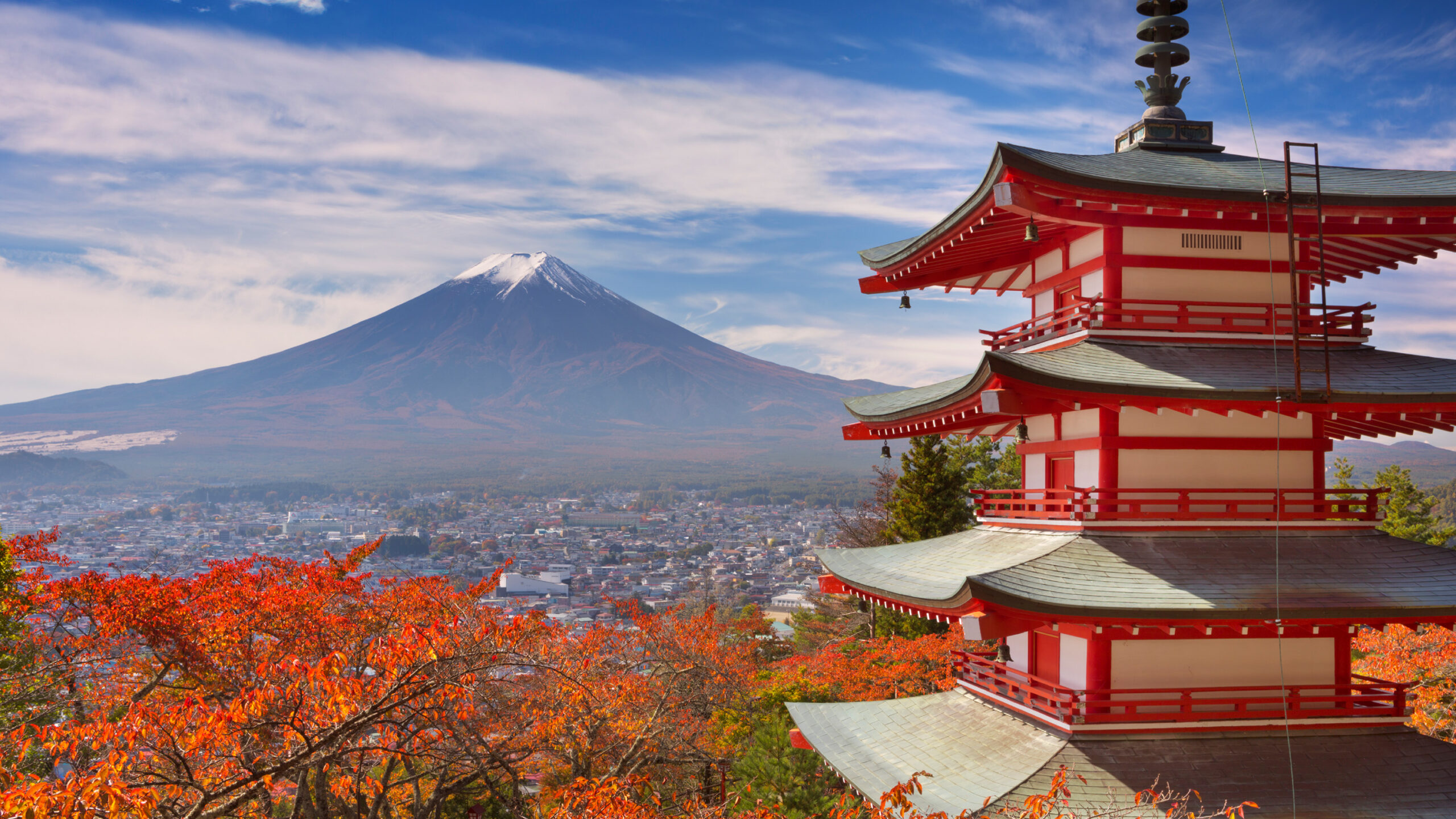 Chureito Pagoda and Mount Fuji