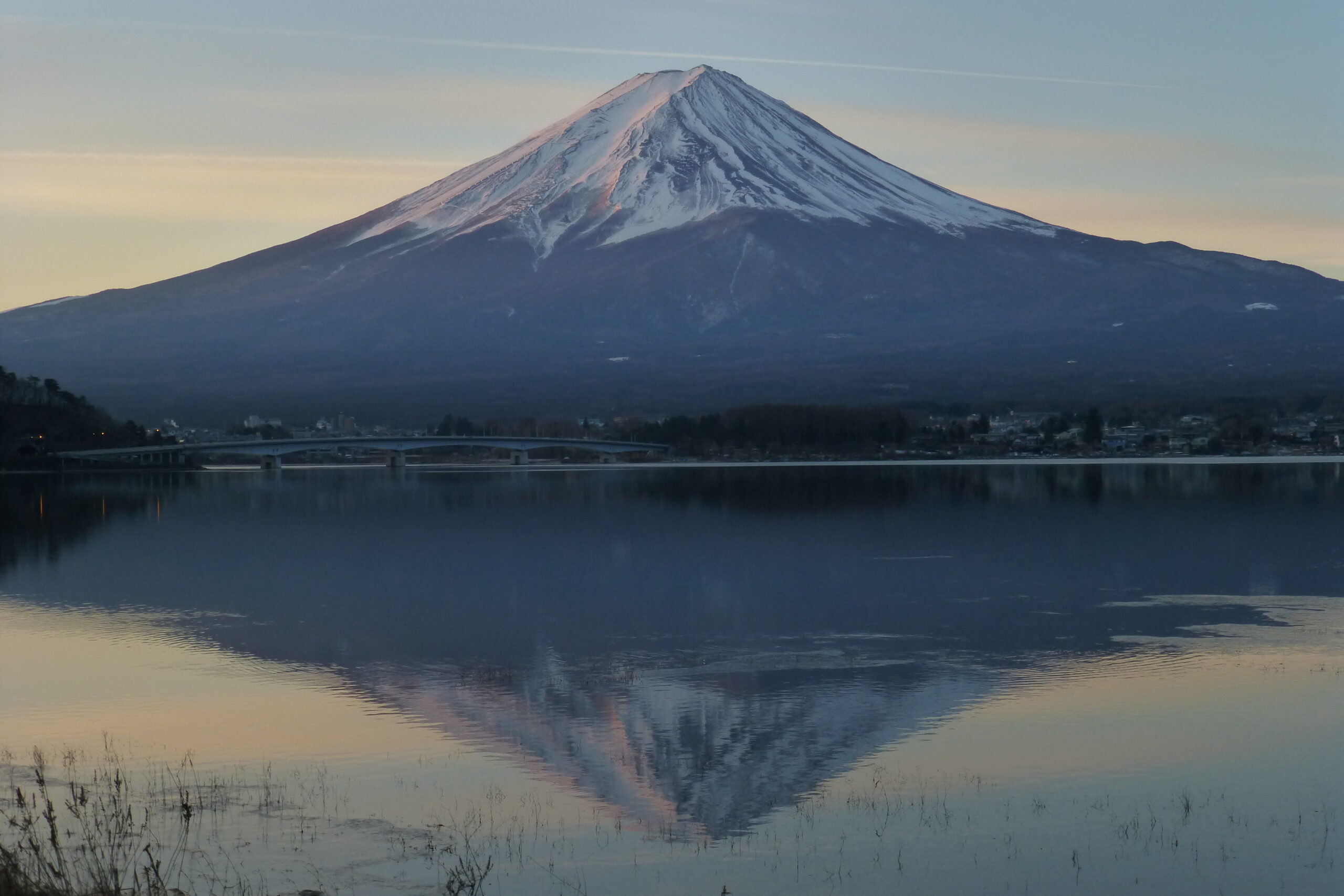 Lake Kawaguchi and Mount Fuji