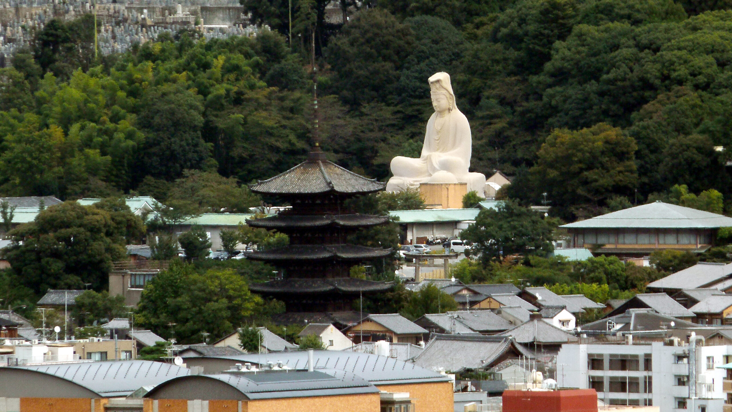 Ryozen Kannon monument Kyoto