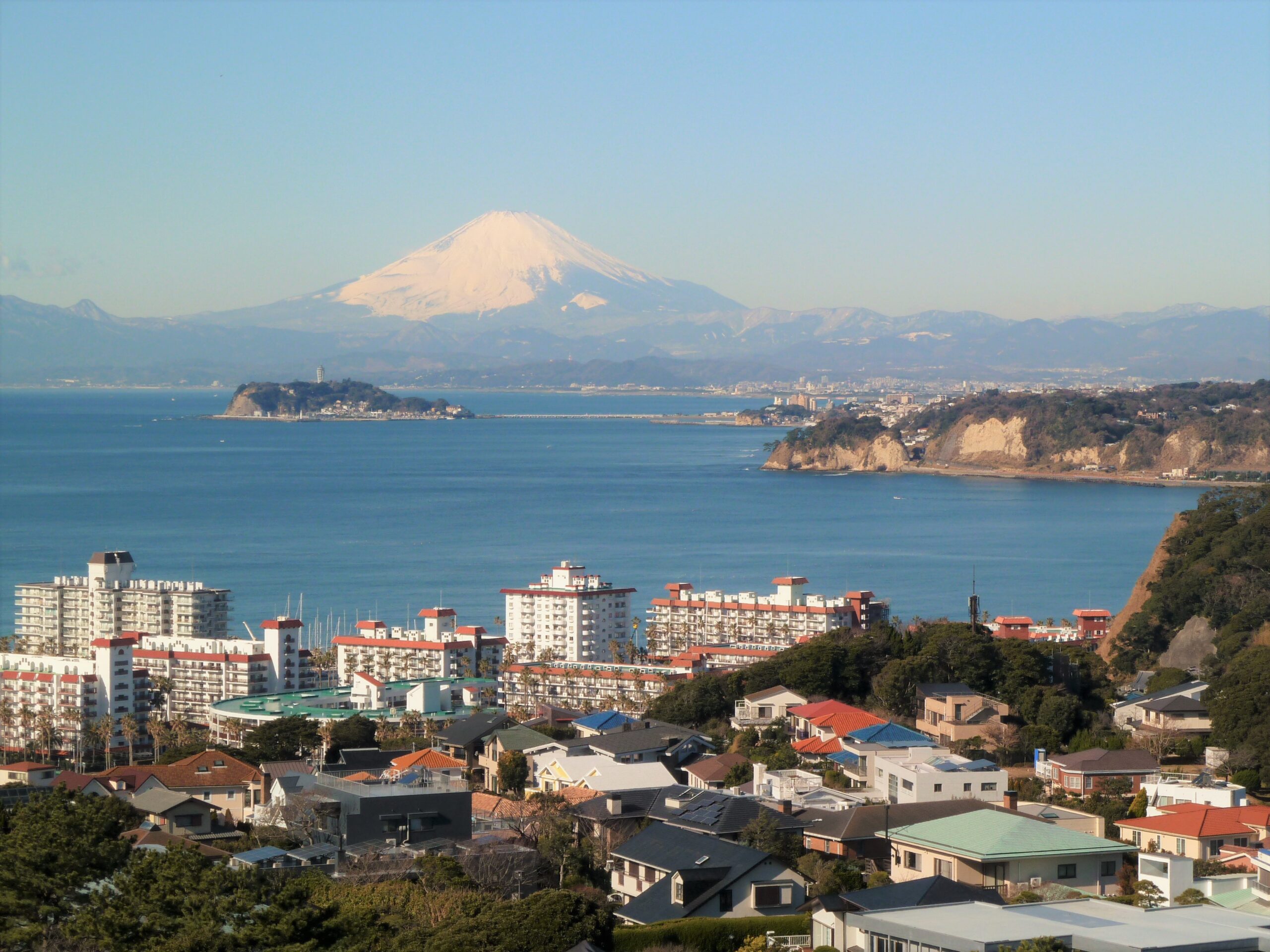 Mount Fuji viewed from Hiroyama Park